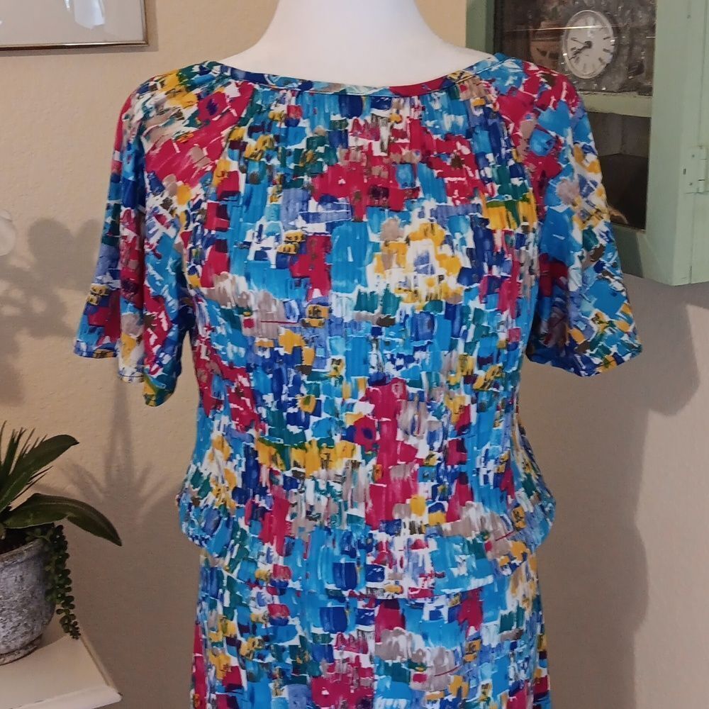 Anne's Closet HANDMADE Dress. Blouson, Floral - Picture 6 of 10